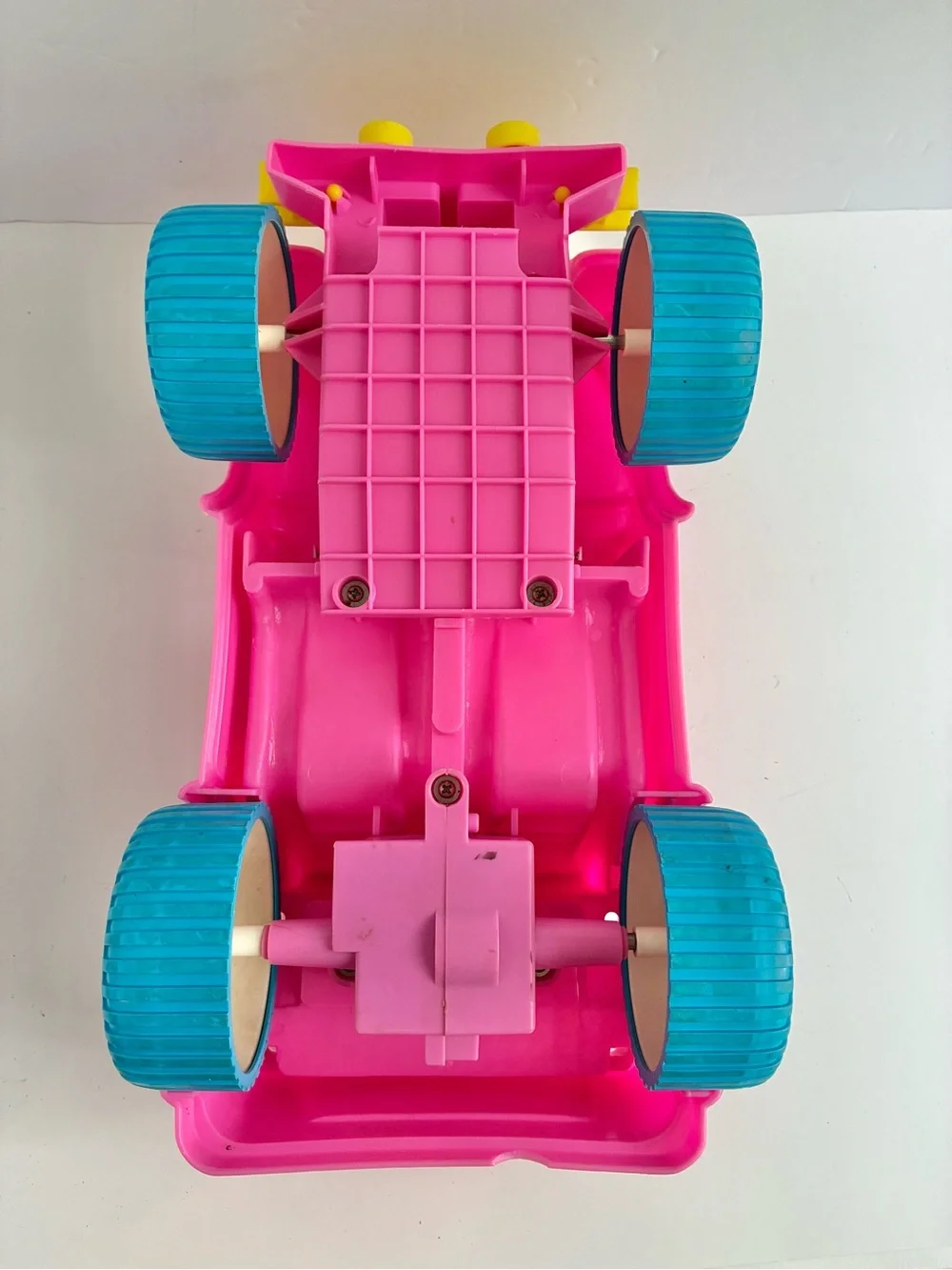 Vintage 1987 Mattel Barbie Beach Jeep Pink Blue White Yellow